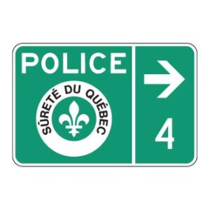 Panneaux d'équipemens spécifiques - direction et distance