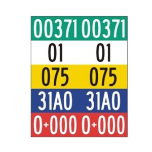 Plaquette d'inventaire route-troncon-section