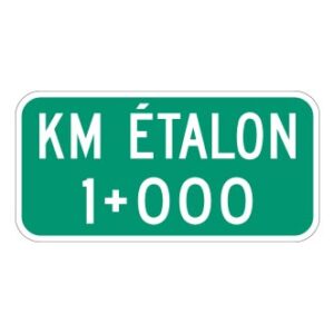 Km étalon 1+000