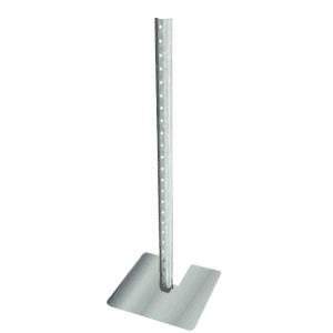 Pied de balise de 48 po. avec base de 16" x 16" non peint