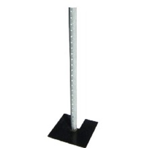 Pied de balise de 60 po. avec plaque de 16" x 16" peint