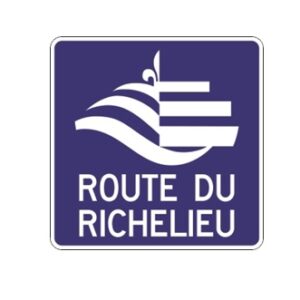 Panneau d'acheminement vers la route ou le circuit touristique