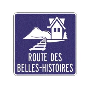 Panneau d'acheminement vers la route ou le circuit touristique