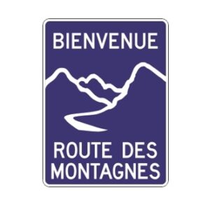 Identification de la route ou du circuit touristique