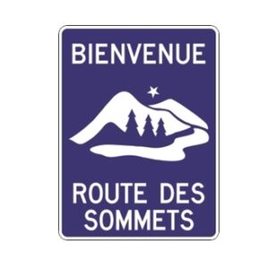 Identification de la route ou du circuit touristique