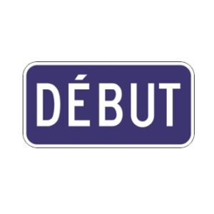 Panonceau Début
