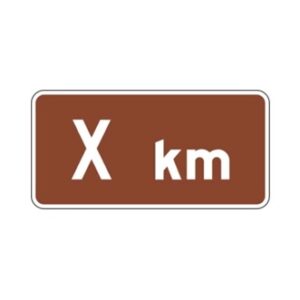 Panonceau de distance
