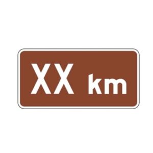 Panonceau de distance