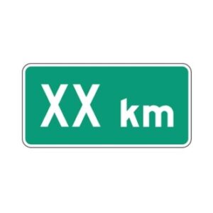 Panonceau de distance