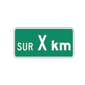 Panonceau d'étendue (sur X km)