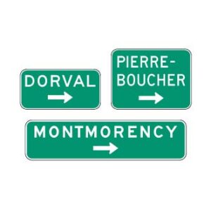 Panonceau de direction