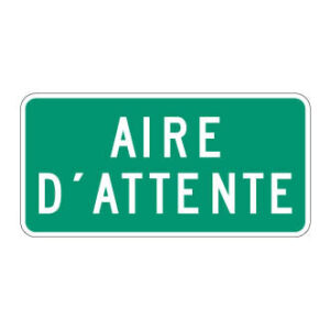 Panonceau aire d'attente