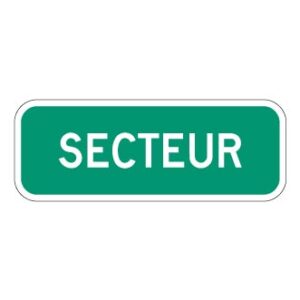 Panonceau Secteur