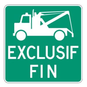 Remorquage exclusif: fin