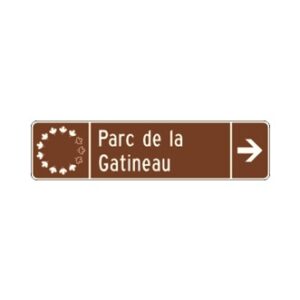 Entrée d'un parc fédéral (avec direction)