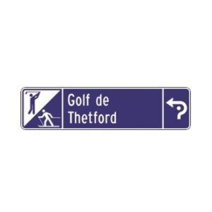 Équipement touristique privé (giratoire FG) - 2 pictos