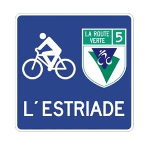 Acheminement vers un itinéraire cyclable hors route