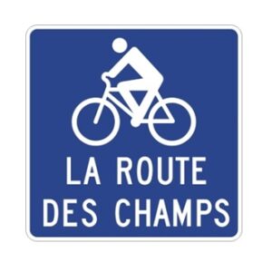 Acheminement vers un itinéraire cyclable hors route