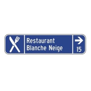 Signalisation des services commerciaux