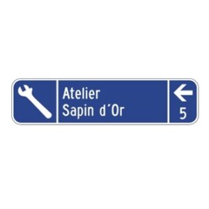 Signalisation des services commerciaux