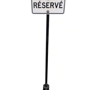 Poteau de stationnement flexible Octo-Zone (panneau à titre indicatif)