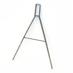 Support en acier galv. pour planches de barricade