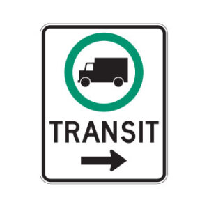 Obligation pour camions circulant en transit d'aller vers la droite