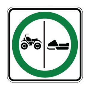 Trajet obligatoire séparé pour motoneigistes et quads