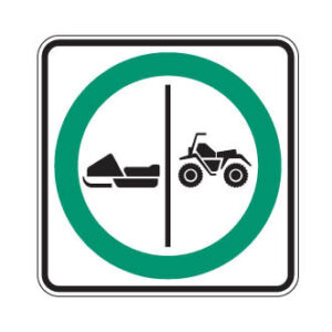 Trajet obligatoire séparé pour motoneigistes et quads
