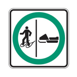 Trajet obligatoire séparé pour motoneigistes et raquetteurs