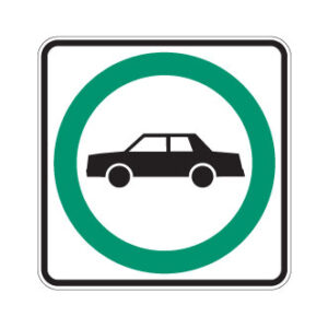 Trajet obligatoire pour automobiles