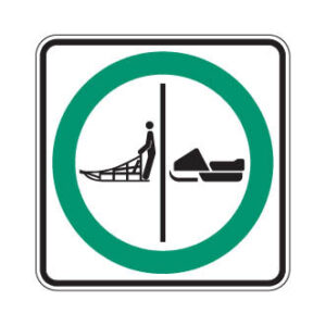 Trajet obligatoire séparé pour motoneigistes et traîneaux à chiens