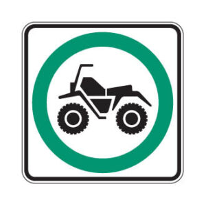 Trajet obligatoire pour quads