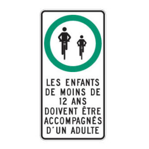 Obligation de circuler avec un adulte