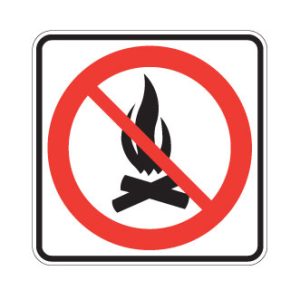 Feu de camp interdit