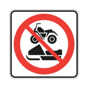 Accès interdit aux quads et motoneiges