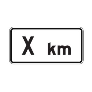 Panonceau de distance