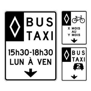 Voies réservées