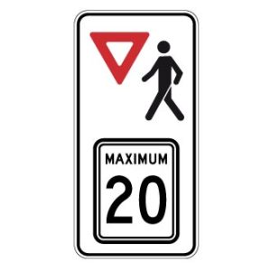 indique une rue où la priorité est accordée aux piétons