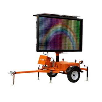 Panneau Message Variable COULEUR sur Remorque