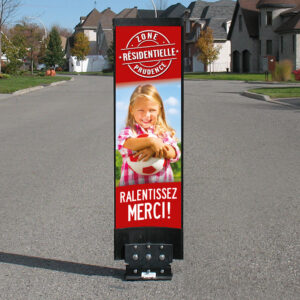Balise PED-ZONE de Sensibilisation