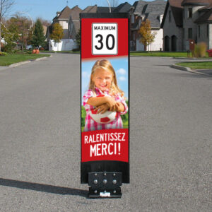 Balise PED-ZONE de Sensibilisation