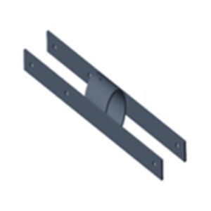 Support vertical plat à deux côté (dos-à-dos)