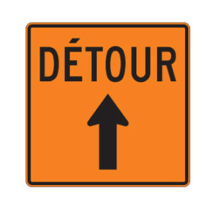 Détour : tout droit