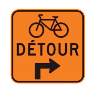 Détour : à droite