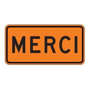 Panonceau Merci