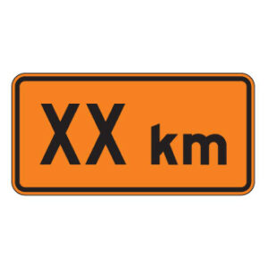 Panonceau de distance