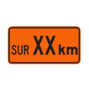 Panonceau d'étendue