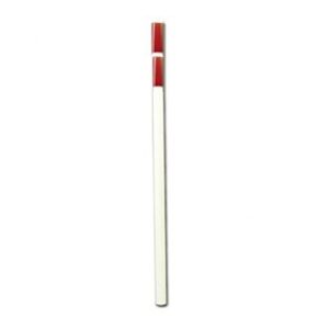 Balise flexible 60" avec 2 rectangles de couleur rouge haute-intensité
