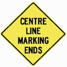 CENTRE LINE MARKING ENDS